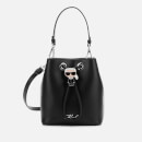 Karl Lagerfeld Women's K/Ikonik Bucket Bag - Black