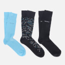 BOSS Men's Triple Pack Sock Gift Set - Dark Blue