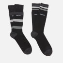 BOSS Men's 2-Pack RS Stripe Socks - Black