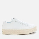 Converse Women's Chuck Taylor All Star Espadrille Ox Trainers - White/Black/Natural