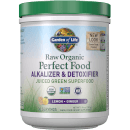 Подщелачивающая и детоксифицирующая смесь Raw Organic Perfect Food — Со вкусом лимона и имбиря — 282 г