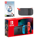Nintendo Switch (Neon Blue / Neon Red) Dr Kawashima's Brain Training for Nintendo Switch Pack