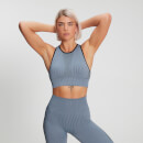 MP Women's Raw Training Ribbed Seamless Sports Bra - Galaxy