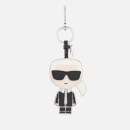 Karl Lagerfeld Women's K/Ikonik Karl Keychain - Black/White