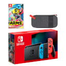 Nintendo Switch (Neon Blue/Neon Red) ARMS Pack