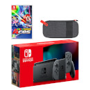 Nintendo Switch (Grey) Mario Tennis Aces Pack