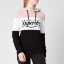 Superdry Women's Colour Block Entry Hoody - Black