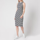 Superdry Women's Lily Crochet Insert Dress - Navy Stripe