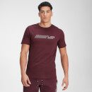 MP Men's Outline Graphic Short Sleeve T-Shirt - Washed Oxblood