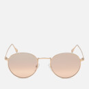 Tom Ford Women's Round Frame Sunglasses - Rose Gold/Green