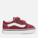 Vans Toddlers' Old Skool Velcro Trainers - Port Royale/True White