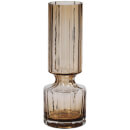 Broste Copenhagen Hyacinth Glass Vase - Medium - Indian Tan