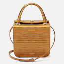 Aspinal of London Women's Gigi Deep Shine Small Croc Bag - Vintage Tan