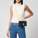 Aspinal of London Women's Mayfair Clutch Purse with Chain - Black