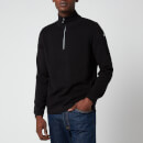 BOSS Men's Zomin Half Zip Jumper - Black