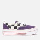 Vans Women's Comfycush Super Suede/Canvas Era Trainers - Purple Velvet/Classic White
