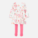 Joules Babies' Harleigh 2 Piece Set - White Ditsy