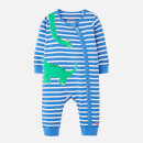 Joules Babies' Winfield Zip Babygrow - Green Dino