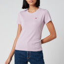 Levi's Women's Short Sleeve Rib Baby T-Shirt - Lavender Frost