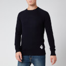 Barbour Beacon Men's Lambswool Crewneck Jumper - Navy