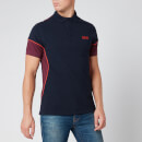 Barbour International Men's Block Polo Shirt - Navy
