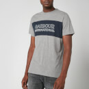 Barbour International Men's Panel Logo T-Shirt - Anthracite