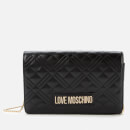 Love Moschino Women's Quilted Chain Shoulder Bag - Black
