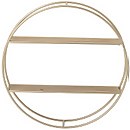 Bloomingville Round Shelf - Gold
