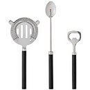 Bloomingville Cocktail Bar Set - Silver/Black
