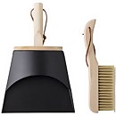 Bloomingville Cleaning Dustpan & Broom - Black