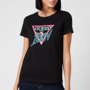 Guess Women's Crew Neck Icon T-Shirt - Jet Black