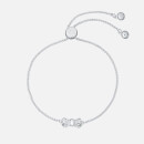 Ted Baker Women's Sabsal: Crystal Sparkle Bow Drawstring Bracelet - Silver/Crystal