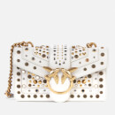 Pinko Women's Love Mini Icon New Studs Bag - Ice