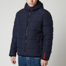 Superdry Men's Sports Puffer Jacket - Navy/Black