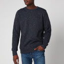 Superdry Men's Orange Label Crewneck Sweatshirt - Eclipse Navy Feeder