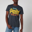 Superdry Men's Vintage Logo Tri T-Shirt - Eclipse Navy Feeder