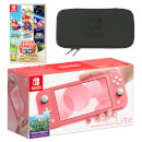 Nintendo Switch Lite (Coral) Super Mario 3D All-Stars Pack