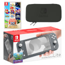 Nintendo Switch Lite (Grey) Super Mario 3D All-Stars Pack