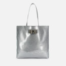 Ted Baker Women's Ginacon Bow Glitter Large Icon Bag - Gunmetal