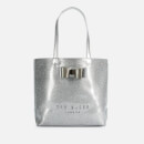 Ted Baker Women's Gigacon Bow Glitter Small Icon Bag - Gunmetal