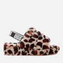 UGG Women's Fluff Yeah Leopard Slippers - Amphora