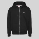 Tommy Jeans Men's Regular Fleece Zip Hoodie - Black