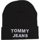Tommy Jeans Men's Tjm Logo Beanie - Black