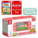 Nintendo Switch Lite (Coral) + Animal Crossing: New Horizons + Nintendo Switch Online (3 Months) Pack