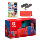 Nintendo Switch Mario Red & Blue Edition + Super Mario 3D All-Stars Pack