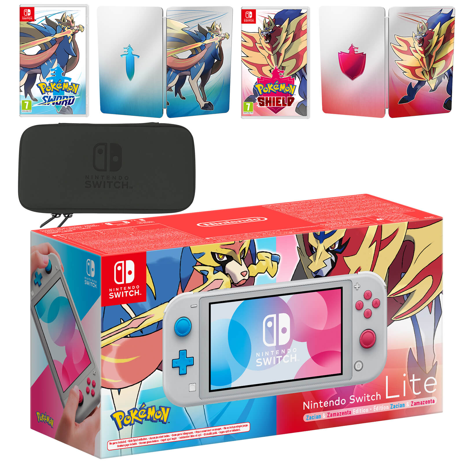 Nintendo Switch Lite Pokemon Sword And Pokemon Shield Double Pack Nintendo Official Uk Store