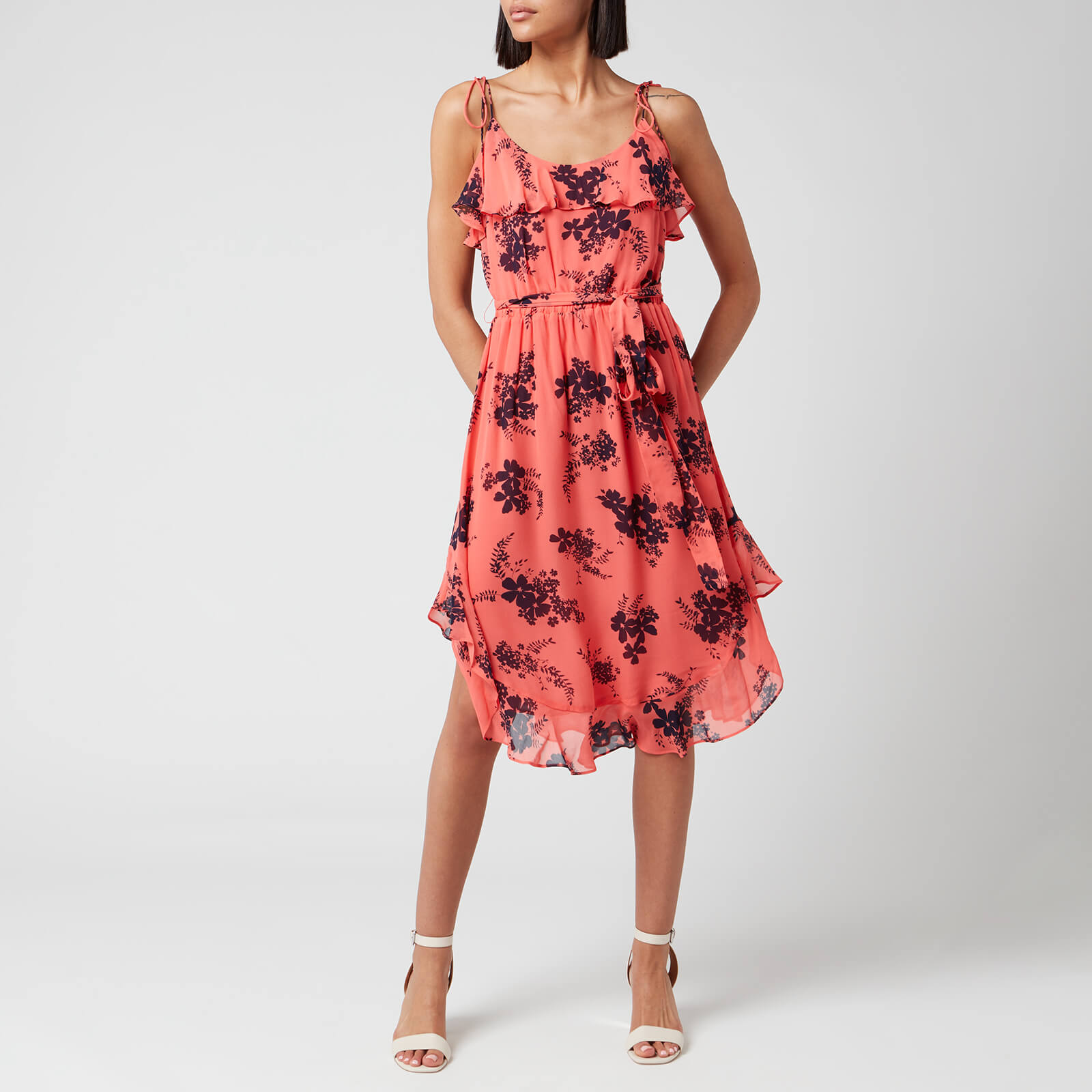 Michael kors coral peach dress