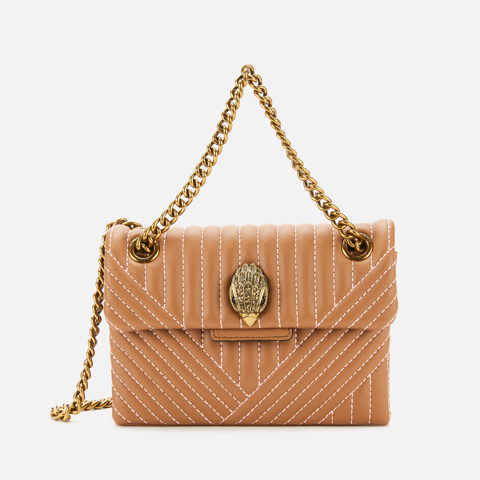 Kurt Geiger London Women S Mini Kensington V Bag Pink Comb Thehut De Women's pink bags & handbags. kurt geiger london women s mini kensington v bag pink comb