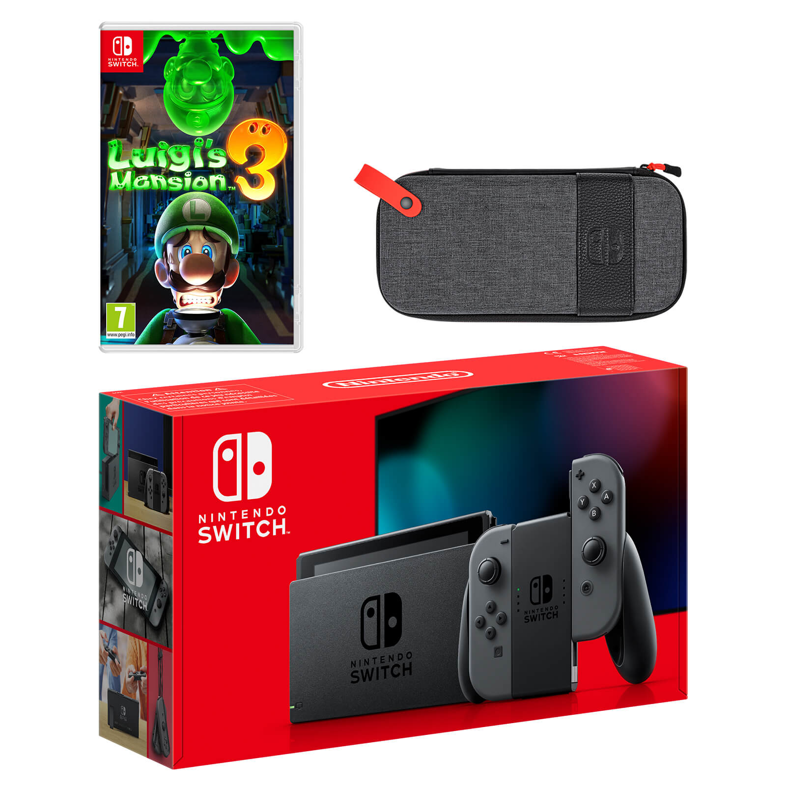Nintendo Switch Grey Luigi S Mansion 3 Pack Nintendo Official Uk Store