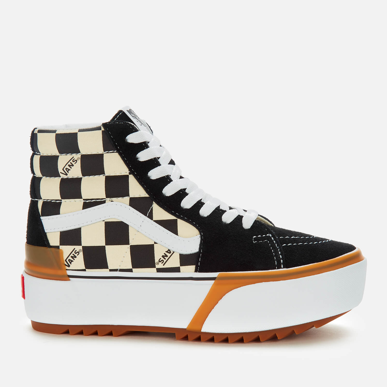 vans sk8 hi stacked checkerboard